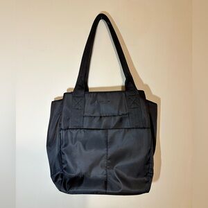 Isaac Mizrahi Black Nylon Tote Bag
